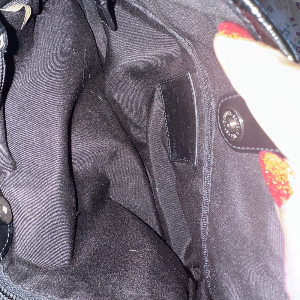 Coach Black and Cream Signature Tote - Picture 5 of 6